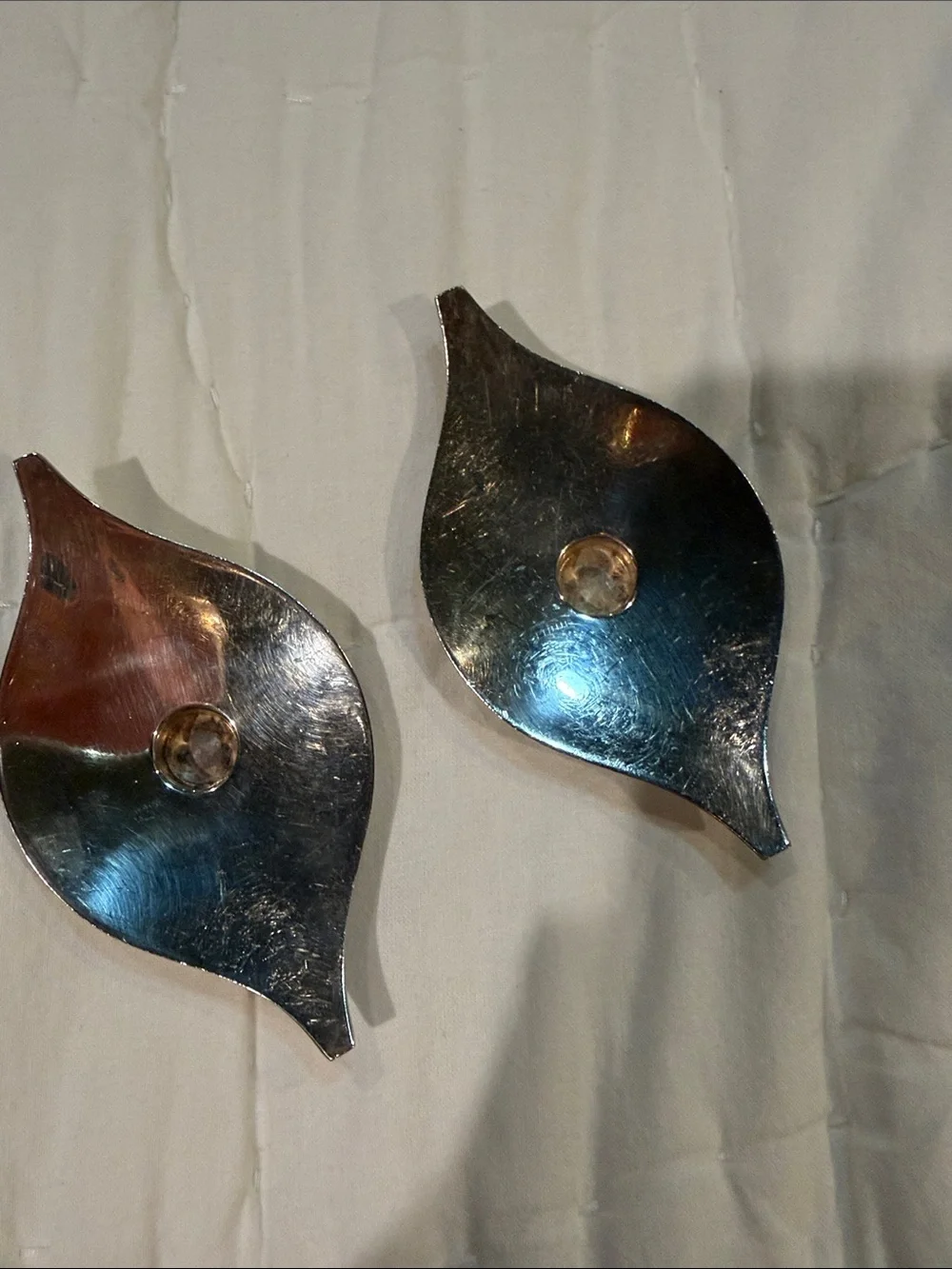 Cohr Denmark Silver Plated Candle Holders -1960s